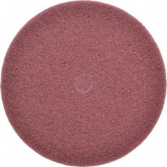 3M - 8" Very Fine Grade Aluminum Oxide Deburring Disc - 3/4" Center Hole, Arbor Connection, Maroon, 3,000 Max RPM - Exact Tooling