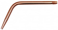 Value Collection - 143T Series Welding and Brazing Elbow Torch Tip - Tip Number 0, Oxygen Acetylene, General Purpose - Exact Tooling