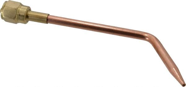 Value Collection - #5 Tip, Oxy-Acetylene, 143T Series Heavy Duty Welding Elbow Nozzle - For Use with General Purpose Torches - Exact Tooling