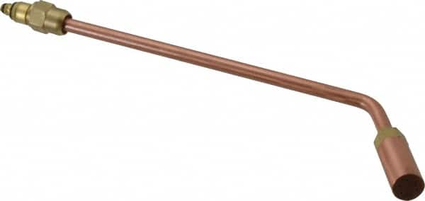 Value Collection - #4 Tip, Oxy-Acetylene, 141T Series Light Duty Heating Elbow Nozzle - For Use with General Purpose Torches - Exact Tooling