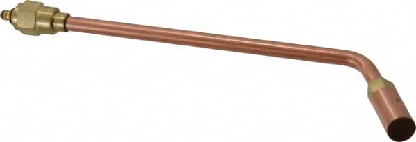 Value Collection - #4 Tip, Oxy-Acetylene, 142T Series Medium Duty Heating Elbow Nozzle - For Use with General Purpose Torches - Exact Tooling