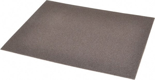 Made in USA - 60 Grit, Aluminum Oxide Adhesive Backed Sanding Sheets - Cloth, 9" x 11", Medium Grade, J Weighted Backing - Exact Tooling