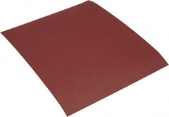 Made in USA - 180 Grit, Aluminum Oxide Adhesive Backed Sanding Sheets - Cloth, 9" x 11", Very Fine Grade, J Weighted Backing - Exact Tooling
