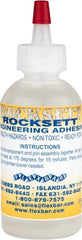 Flexbar - 2 oz Bottle Ceramic Adhesive - 5 to 10 min Working Time, Series 15014 - Exact Tooling
