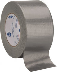 Intertape - 3" x 55m Silver Duct Tape - 7 mil, Rubber Adhesive, Polyethylene Film Backing, 17 Lb/ln Tensile Strength, Series AC10 - Exact Tooling
