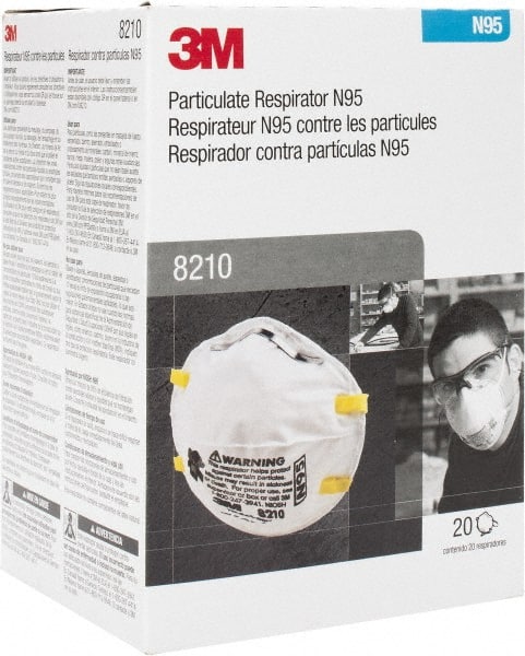 3M - N95, Size Universal, Particulate Respirator - Exact Tooling