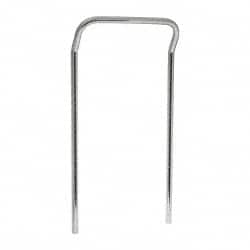 Value Collection - 24" Wide, 34" High, Open Shelving U-Shaped Handle - Chrome Finish, 4" Deep, Use with NuLine Units - Exact Tooling