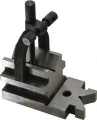 Value Collection - 1-5/16" Max Capacity, 90° Angle, Steel V-Block - 3-19/32" Long x 1-7/8" Wide x 1-7/8" High, Sold as Individual - Exact Tooling