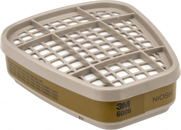 3M - Olive Cartridge - Series 6000, Protects Against Multi Gas - Exact Tooling