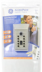 Supra - Push Button Combination, Permanent Key Safe - Brass Finish - Exact Tooling