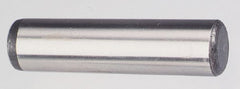Value Collection - 1" Diam x 3-1/2" Pin Length Grade 8 Alloy Steel Pull Out Dowel Pin - 1 Rounded & 1 Threaded End - Exact Tooling