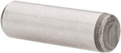 Value Collection - 5/16" Diam x 2" Pin Length Grade 8 Alloy Steel Pull Out Dowel Pin - 1 Rounded & 1 Threaded End - Exact Tooling