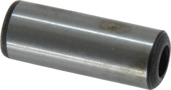 Value Collection - 3/8" Diam x 1" Pin Length Grade 8 Alloy Steel Pull Out Dowel Pin - 1 Rounded & 1 Threaded End - Exact Tooling