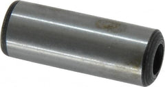 Value Collection - 3/8" Diam x 1" Pin Length Grade 8 Alloy Steel Pull Out Dowel Pin - 1 Rounded & 1 Threaded End - Exact Tooling