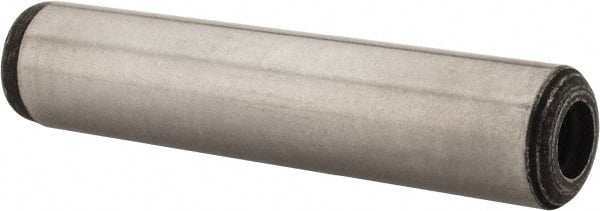 Value Collection - 3/8" Diam x 1-3/4" Pin Length Grade 8 Alloy Steel Pull Out Dowel Pin - 1 Rounded & 1 Threaded End - Exact Tooling