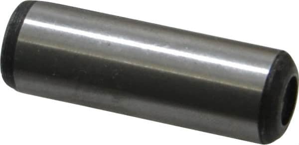 Value Collection - 1/2" Diam x 1-1/2" Pin Length Grade 8 Alloy Steel Pull Out Dowel Pin - 1 Rounded & 1 Threaded End - Exact Tooling