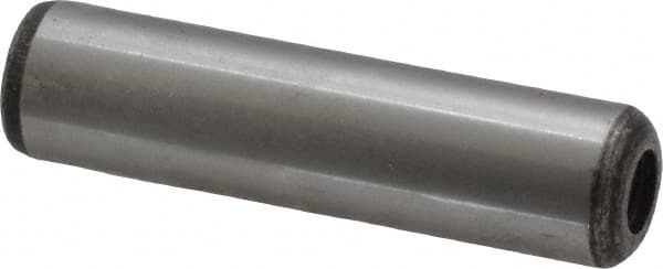 Value Collection - 1/2" Diam x 2" Pin Length Grade 8 Alloy Steel Pull Out Dowel Pin - 1 Rounded & 1 Threaded End - Exact Tooling