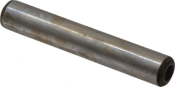 Value Collection - 1/2" Diam x 3" Pin Length Grade 8 Alloy Steel Pull Out Dowel Pin - 1 Rounded & 1 Threaded End - Exact Tooling