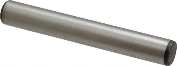 Value Collection - 1/2" Diam x 3-1/2" Pin Length Grade 8 Alloy Steel Pull Out Dowel Pin - 1 Rounded & 1 Threaded End - Exact Tooling