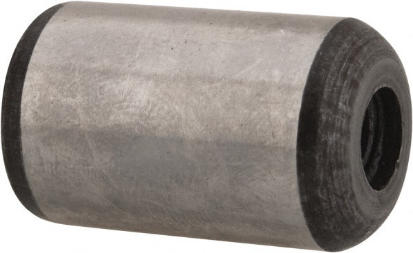 Value Collection - 5/8" Diam x 1" Pin Length Grade 8 Alloy Steel Pull Out Dowel Pin - 1 Rounded & 1 Threaded End - Exact Tooling