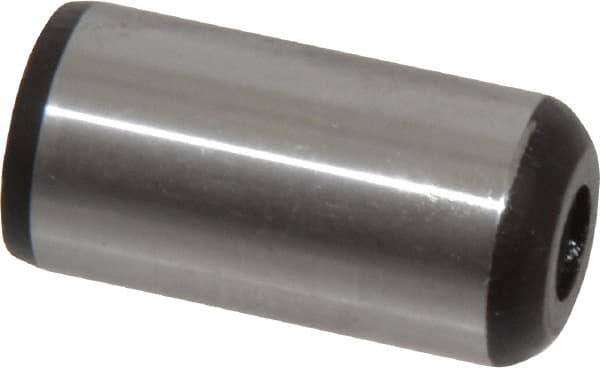 Value Collection - 5/8" Diam x 1-1/4" Pin Length Grade 8 Alloy Steel Pull Out Dowel Pin - 1 Rounded & 1 Threaded End - Exact Tooling