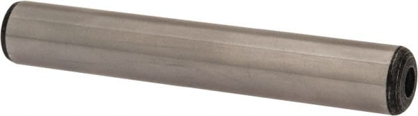 Value Collection - 5/8" Diam x 4" Pin Length Grade 8 Alloy Steel Pull Out Dowel Pin - 1 Rounded & 1 Threaded End - Exact Tooling