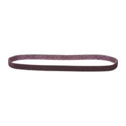 3M - 1/2" Wide x 24" OAL, Aluminum Oxide Abrasive Belt - Aluminum Oxide, Medium, Nonwoven, Series SC-BS - Exact Tooling