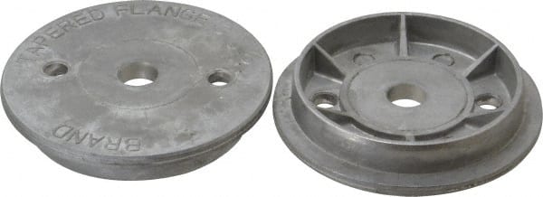 3M - Deburring Wheel Flange - Compatible with 3" Diam x 1/2" Hole Deburring Wheels - Exact Tooling