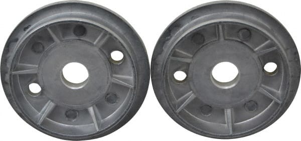 3M - Deburring Wheel Flange - Compatible with 3" Diam x 5/8" Hole Deburring Wheels - Exact Tooling