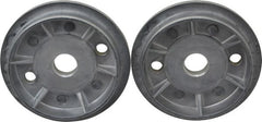 3M - Deburring Wheel Flange - Compatible with 3" Diam x 5/8" Hole Deburring Wheels - Exact Tooling