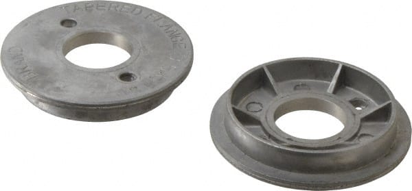 3M - Deburring Wheel Flange - Compatible with 3" Diam x 1-1/4" Hole Deburring Wheels - Exact Tooling
