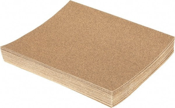 Value Collection - 60 Grit, Aluminum Oxide Sanding Sheet - 11" Long x 9" Wide, Medium Grade, D Weighted Paper Backing - Exact Tooling