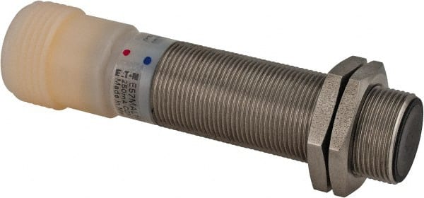 Eaton Cutler-Hammer - NPN, 5mm Detection, Cylinder Shielded, Inductive Proximity Sensor - 2 Wires, IP67, 20 to 250 VAC, M18x1 Thread, 2.54 Inch Long - Exact Tooling