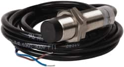 Eaton Cutler-Hammer - NPN, 8mm Detection, Cylinder Unshielded, Inductive Proximity Sensor - 2 Wires, IP67, 20 to 250 VAC, M18x1 Thread, 2.6 Inch Long - Exact Tooling