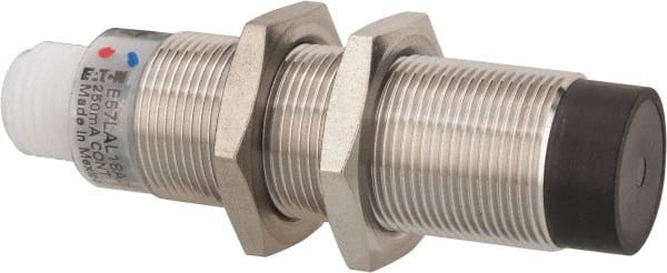 Eaton Cutler-Hammer - NPN, 8mm Detection, Cylinder Unshielded, Inductive Proximity Sensor - 2 Wires, IP67, 20 to 250 VAC, M18x1 Thread, 2.6 Inch Long - Exact Tooling
