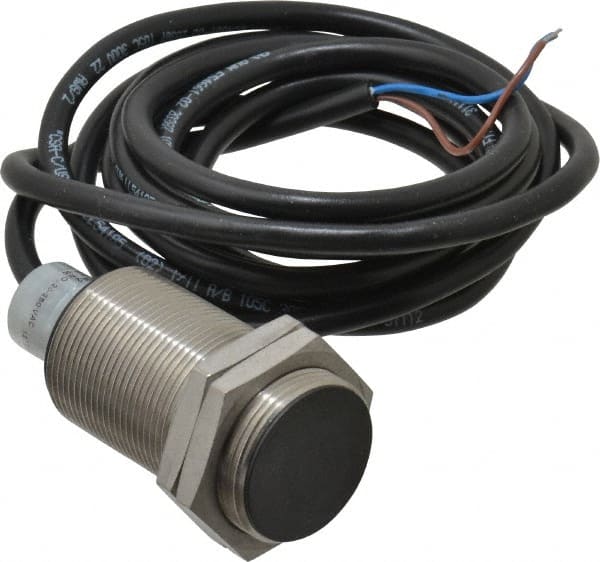 Eaton Cutler-Hammer - NPN, 10mm Detection, Cylinder Shielded, Inductive Proximity Sensor - 2 Wires, IP67, 20 to 250 VAC, M30x1 Thread, 2.73 Inch Long - Exact Tooling