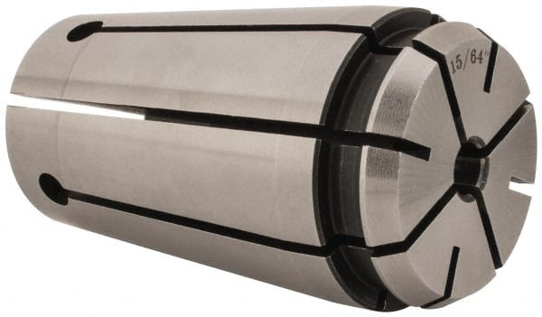 Accupro - TG/PG 100 15/64" Standard Single Angle Collet - 0.02mm TIR, 60.14mm OAL, 34.26mm Overall Diam - Exact Tooling