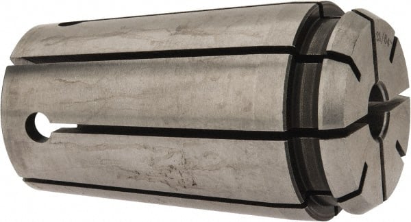Accupro - TG/PG 100 21/64" Standard Single Angle Collet - 0.02mm TIR, 60.14mm OAL, 34.26mm Overall Diam - Exact Tooling