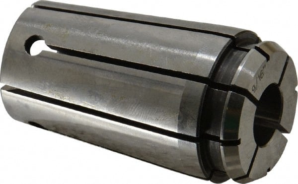 Accupro - TG/PG 100 9/16" Standard Single Angle Collet - 0.02mm TIR, 60.14mm OAL, 34.26mm Overall Diam - Exact Tooling