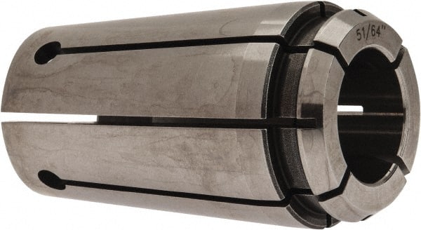 Accupro - TG/PG 100 51/64" Standard Single Angle Collet - 0.02mm TIR, 60.14mm OAL, 34.26mm Overall Diam - Exact Tooling