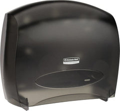 Kimberly-Clark Professional - Jumbo Double Roll Plastic Toilet Tissue Dispenser - 16" Wide x 13-7/8" High x 5-3/4" Deep, Gray - Exact Tooling
