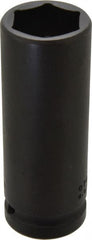 Proto - 3/4" Drive 1-1/16" Deep Thin Wall Impact Socket - 6 Points, 4" OAL - Exact Tooling