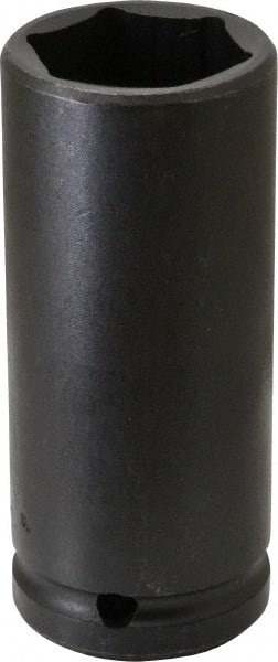Proto - 3/4" Drive 1-1/4" Deep Thin Wall Impact Socket - 6 Points, 4" OAL - Exact Tooling