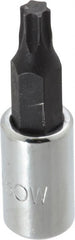 Proto - 1/4" Drive, T30 Torx Bit Socket - 1-3/4" OAL - Exact Tooling