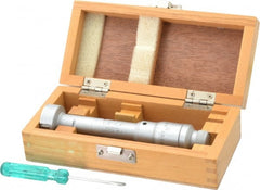 SPI - 1.2 to 1.4", 3.15" Gage Depth, Mechanical Inside Hole Micrometer - 0.0002" Graduation, 0.0002" Accuracy, Ratchet Stop Thimble - Exact Tooling