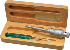 SPI - 0.175 to 0.225", 0.78" Gage Depth, Mechanical Inside Hole Micrometer - 0.0001" Graduation, 0.0002" Accuracy, Ratchet Stop Thimble - Exact Tooling