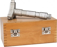SPI - 3.2 to 3.6", 3.54" Gage Depth, Mechanical Inside Hole Micrometer - 0.0002" Graduation, 0.00025" Accuracy, Ratchet Stop Thimble - Exact Tooling