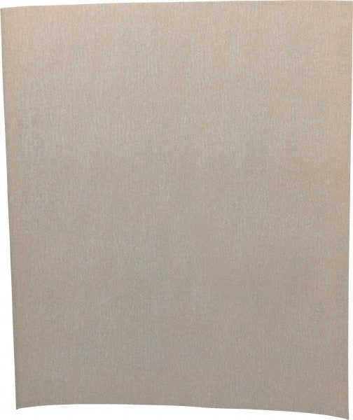 Value Collection - 320 Grit, Aluminum Oxide Sanding Sheet - 11" Long x 9" Wide, Extra Fine Grade, A Weighted Paper Backing - Exact Tooling