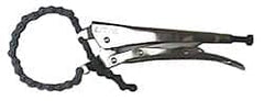 Grip-On - 12" OAL C-Clamp Locking Pliers - Exact Tooling