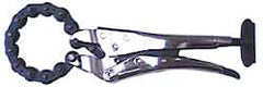 Grip-On - 10" OAL Standard Jaw Locking Chain Pipe Cutters - Exact Tooling
